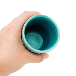 Cup - Large Tanba-Yaki Turquoise by Asemi Co.