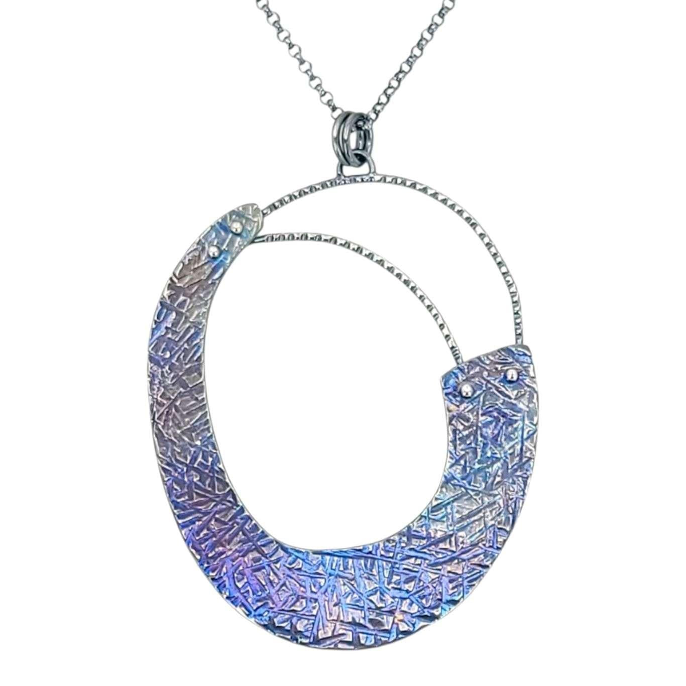 Necklace - Large Round Rise Mashup by Taviametal