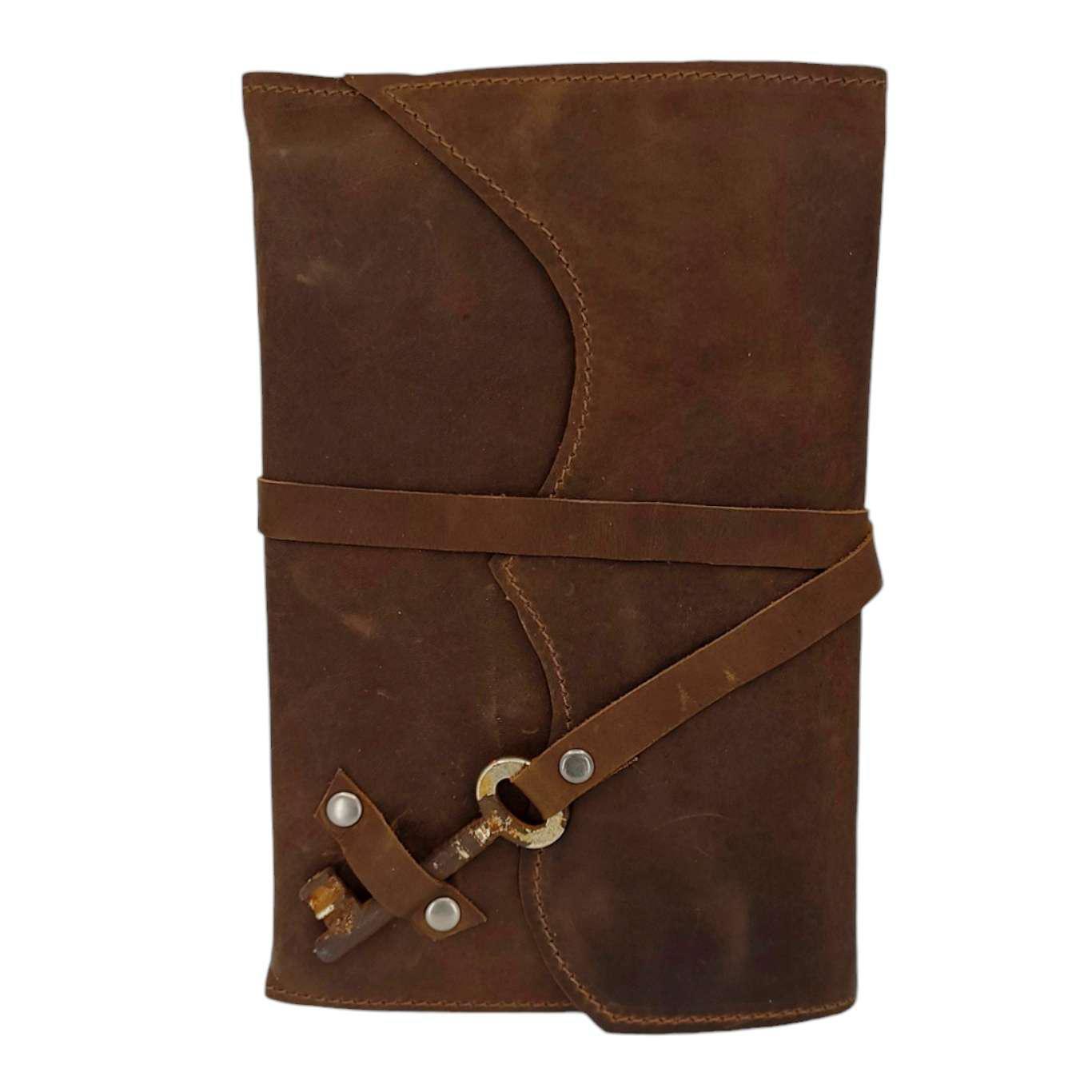 Journal - Large Nottinghill in Chocolate Brown Leather by Divina Denuevo