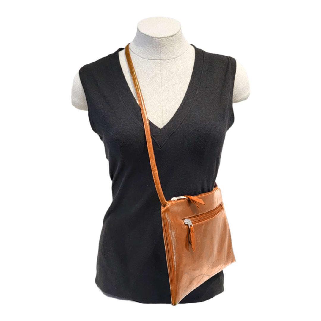 Bag - Bossa Nova Adjustable Medium Cross Body (Butterscotch/Orange) by Crystalyn Kae