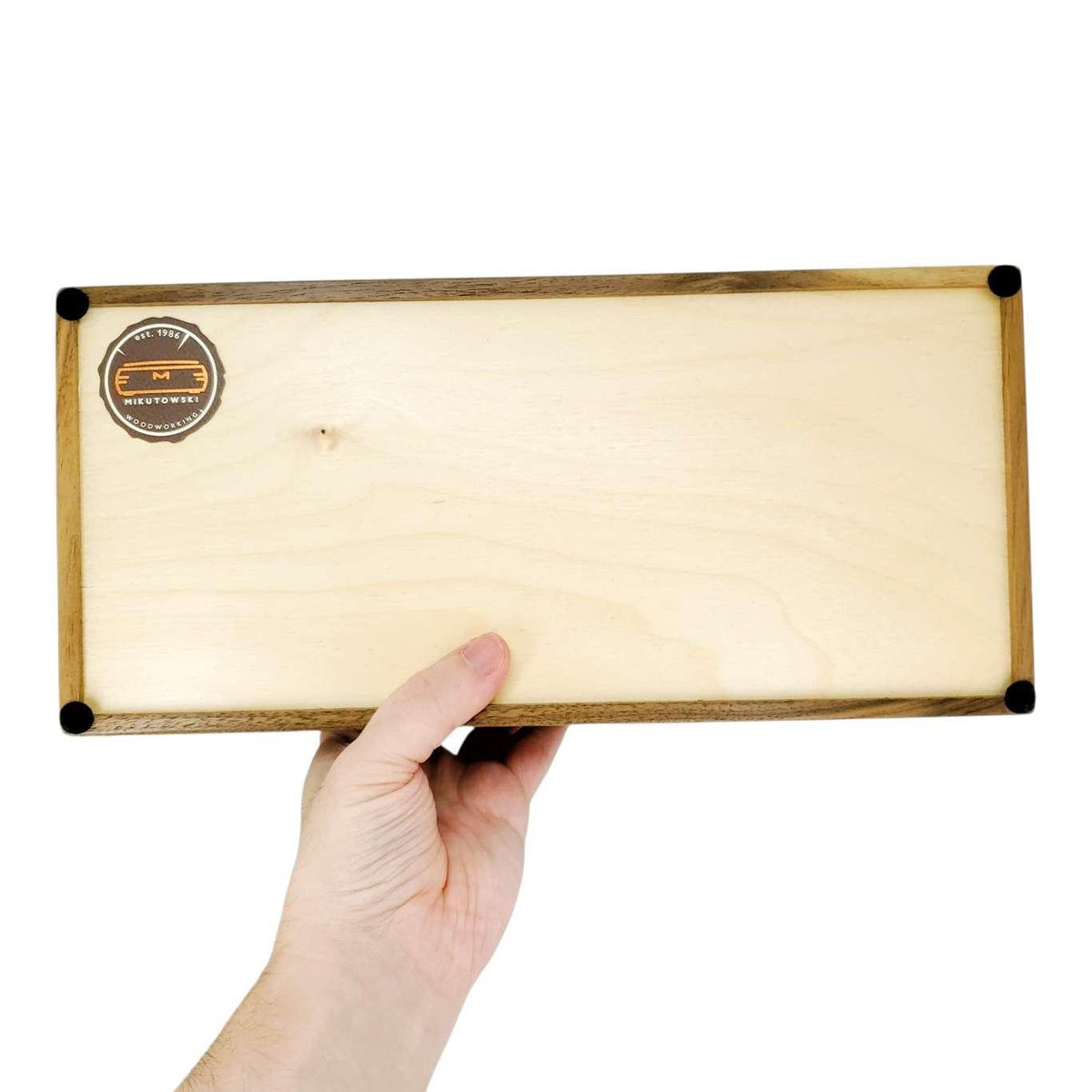 Jewelry Box - Medium - Sentinel (Walnut, Wenge) by Mikutowski Woodworking