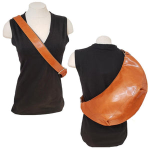 Bag - Foxtrot Medium Slouchy Crescent (Assorted Colors) by Crystalyn Kae