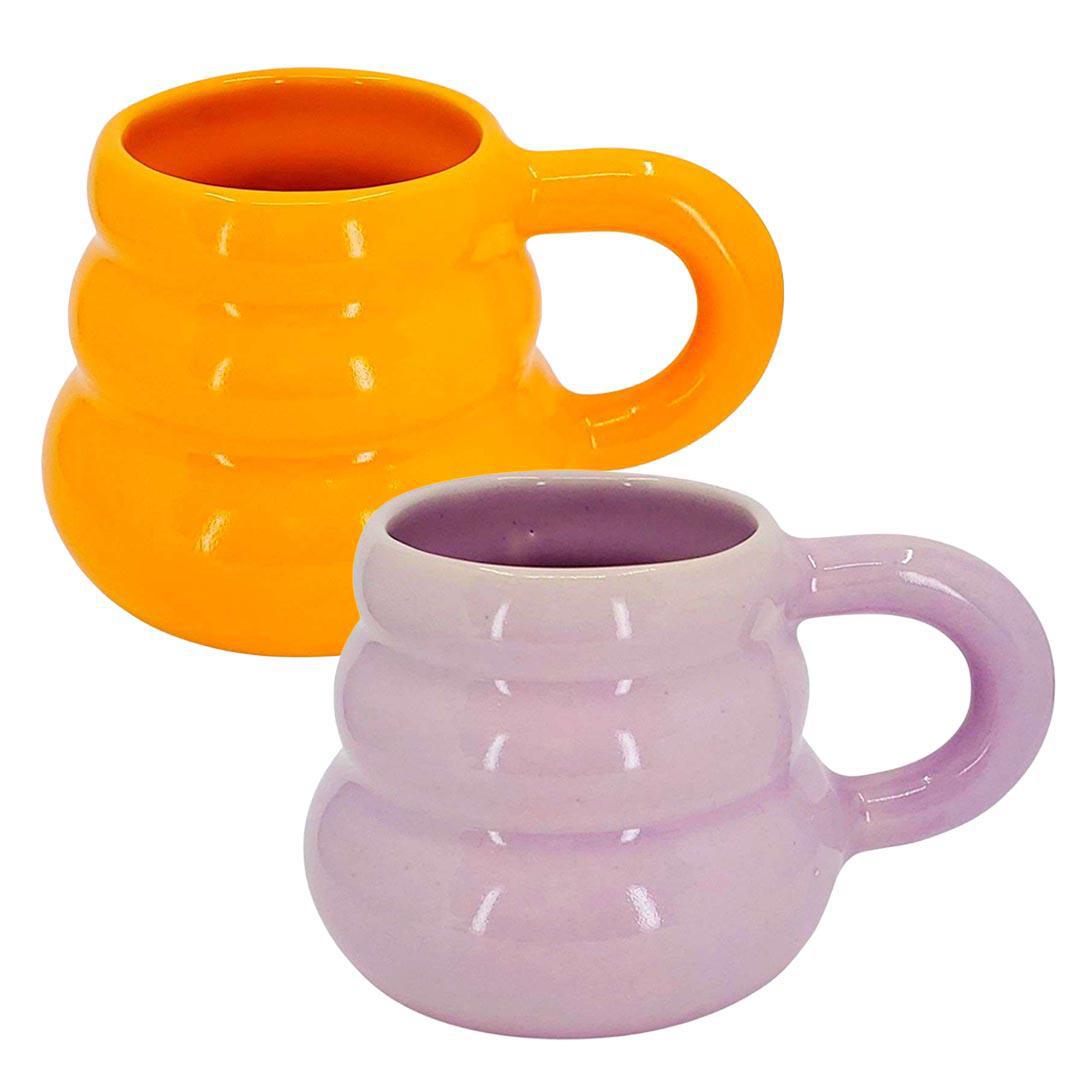 Mug -  Large Chubby Bee Hive Mug (Assorted Colors) by MUD WITCH