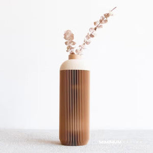 Vase - Large - Onde in Natural and White by Minimum Design