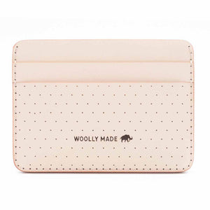 Wallet – Half-Size Perforated Leather (Assorted Colors) by Woolly Made