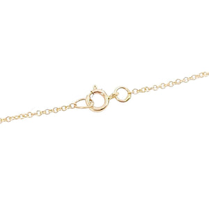 Necklace - Puffy Heart in 14k Yellow Gold and Diamond by Michelle Chang