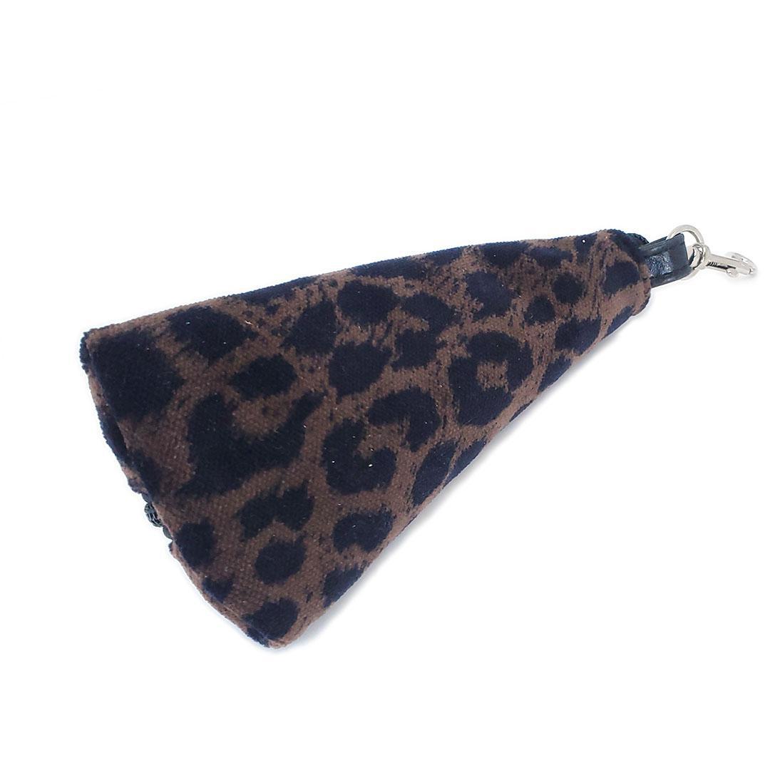 Accessory - Clip On Padded Eyeglass Case (Dark Leopard Velvet) by Crystalyn Kae