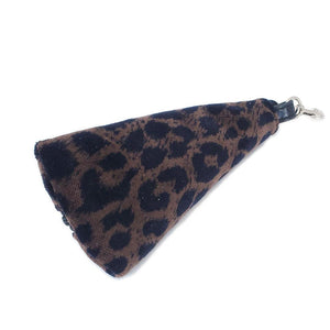 Accessory - Dark Velvet Leopard - Clip On Padded Eyeglass Case by Crystalyn Kae