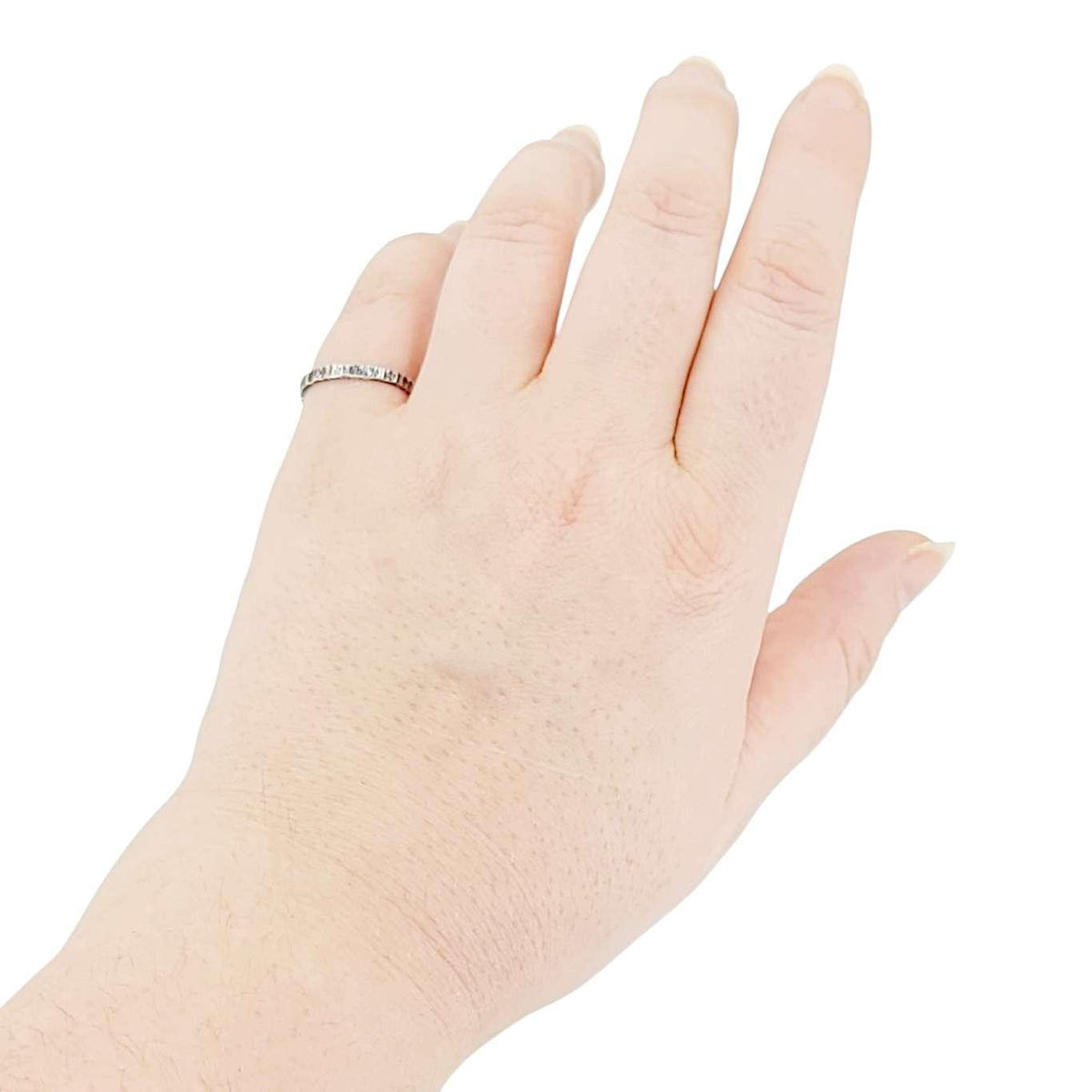 Ring - Sizes 7, 8 - Wood Grain Texture (Sterling Silver) by Taviametal