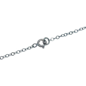 Necklace - Geometric Raindrop by Taviametal