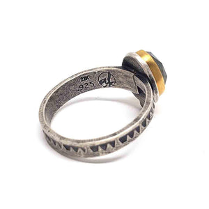 Ring - Size 9.25 - OOAK Labradorite Ring in Mixed Metals by Allison Kallaway