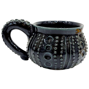 Mug - 10oz - Octopus (Navy) by Beach Baby Ceramics