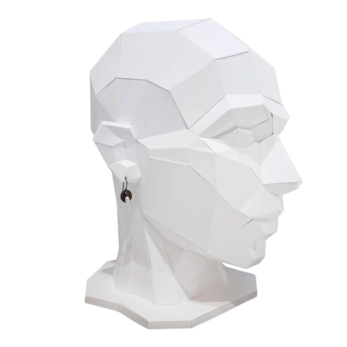 Earrings - Simple Silver Cup with Pearl by Calliope Jewelry