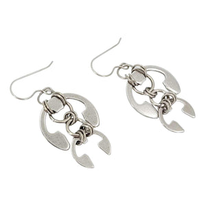 Earrings - Hops (Stainless Steel and Titanium) by Wraptillion