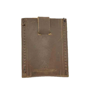 Wallet - Tan Brown - Key Pop-Up Leather Wallet by Divina Denuevo