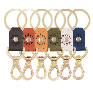 Keychain - Short Brass Swivel (Assorted Colors) by Woolly Made