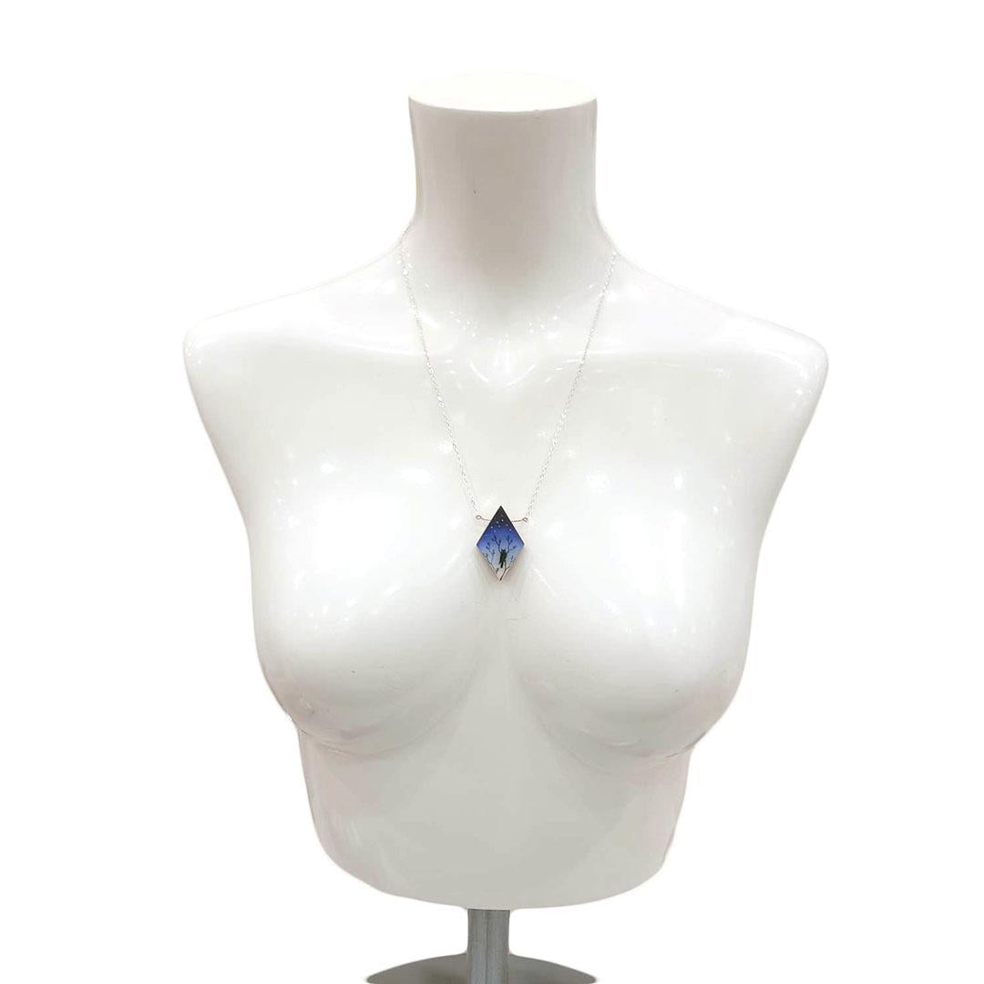 Necklace - Owl Painted by Fernworks