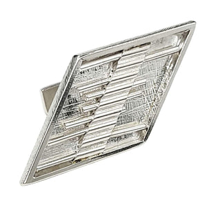 Cufflinks - Chevron in Bright Sterling Silver by Dana C. Fear