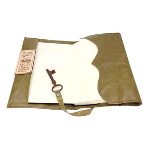 Journal - Large Nottinghill in Olive Leather by Divina Denuevo