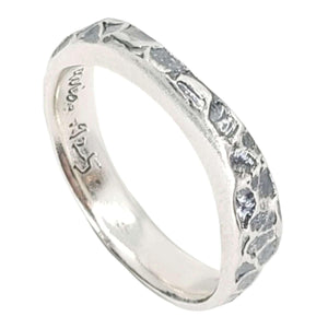 Ring - Size 6 - Heavily Textured Ribbon (Sterling Silver) by Taviametal