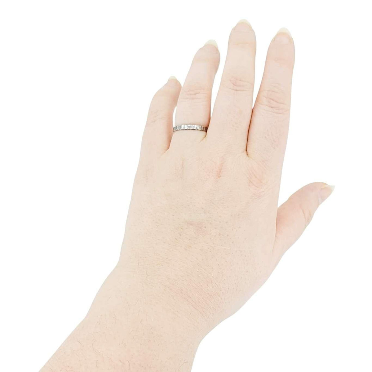 Ring - Sizes 7, 8 - Wood Grain Texture (Sterling Silver) by Taviametal