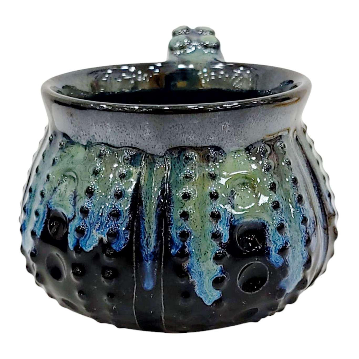 Mug - 12oz - Octopus (Bioluminescent) by Beach Baby Ceramics