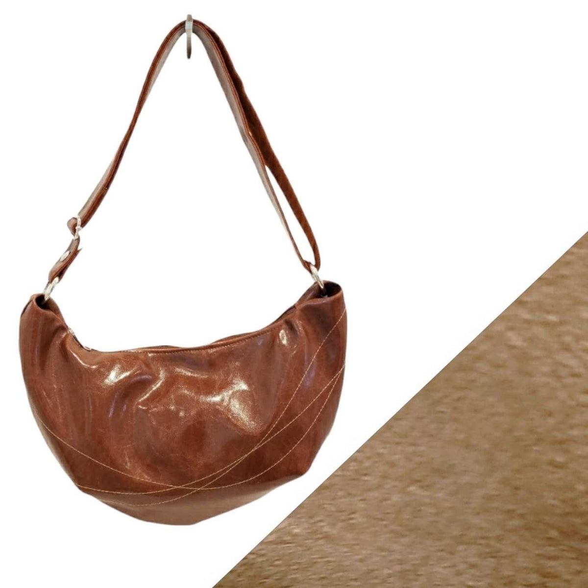 Bag - Foxtrot Medium Slouchy Crescent (Assorted Colors) by Crystalyn Kae