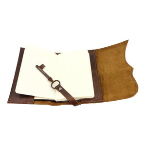 Journal - Small Nottinghill in Chocolate Brown Leather by Divina Denuevo