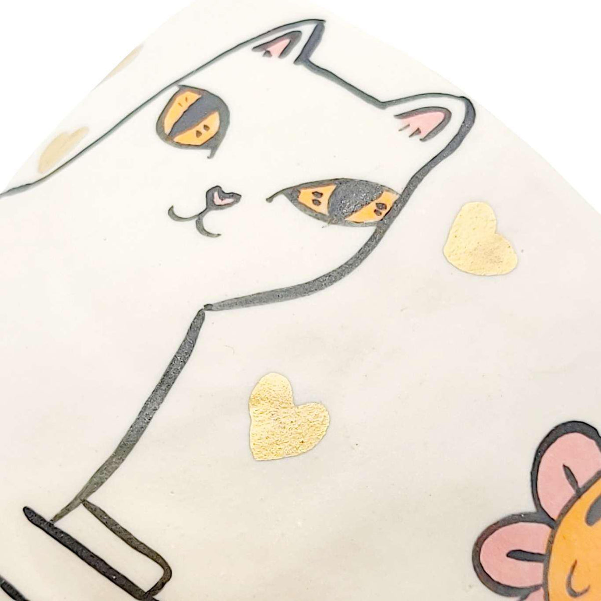 Tumbler - Kitty Flowers (Bright) by Erika Rier