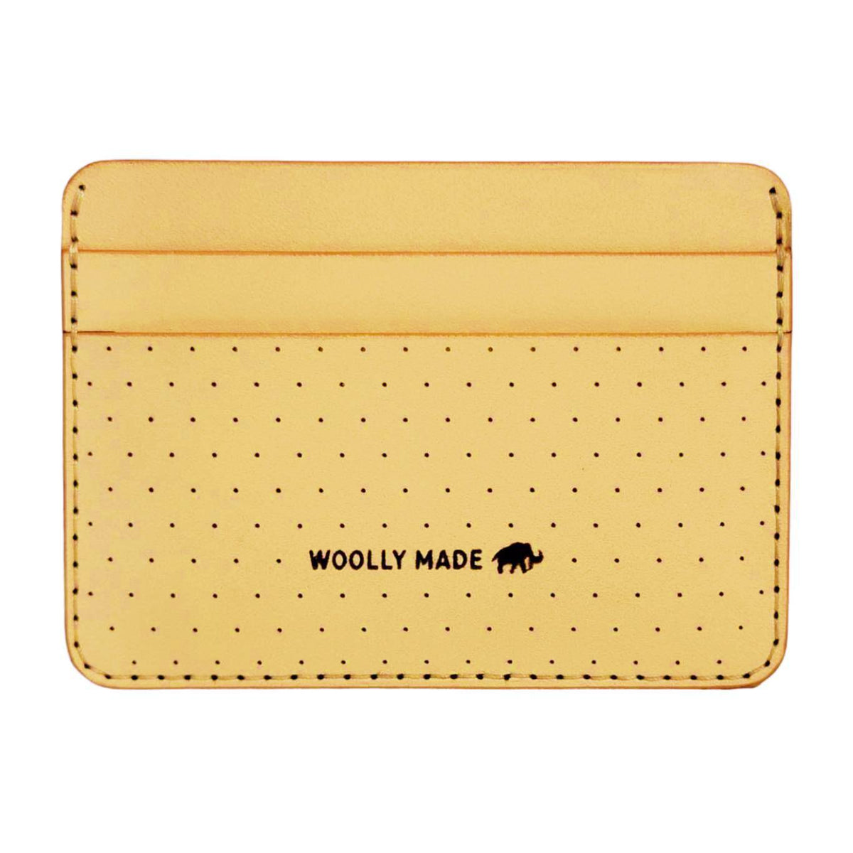 Wallet – Half-Size Perforated Leather (Assorted Colors) by Woolly Made