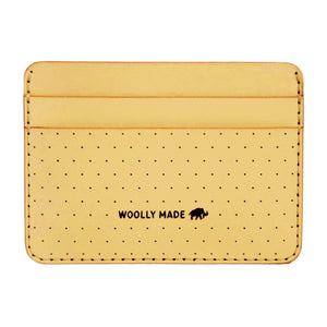 Wallet – Half-Size Perforated Leather (Assorted Colors) by Woolly Made