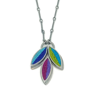 Necklace - Lotus Flower (Cool) by Michele A. Friedman