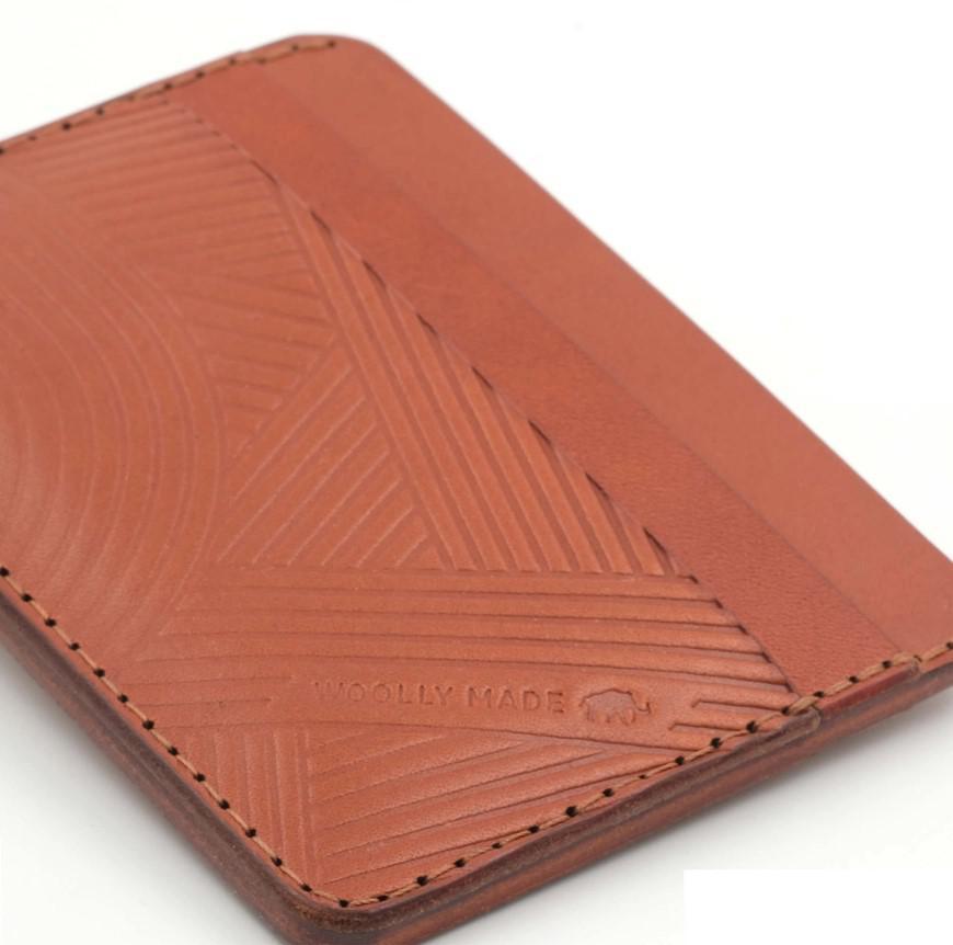 Wallet - Half-Size Textured Leather (Assorted Colors) by Woolly Made