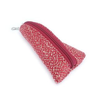 Accessory - Accelerated Red - Clip On Padded Eyeglass Case by Crystalyn Kae