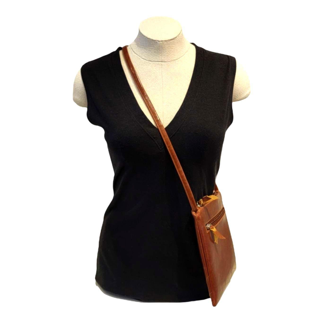 Bag - Cha Cha Tall Adjustable Small Cross Body (Ale Brown) by Crystalyn Kae