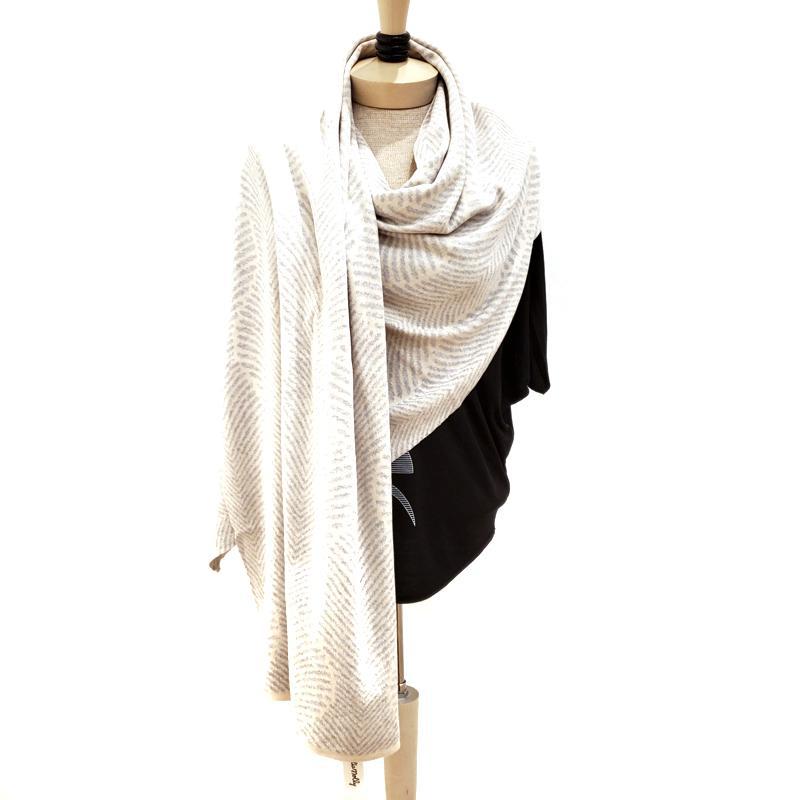 Wrap - Forest Fern in Marble and Cream by Liamolly