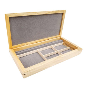 Jewelry Box - Large - Small Valet (Spalted Maple, Walnut, Wenge) by Mikutowski Woodworking