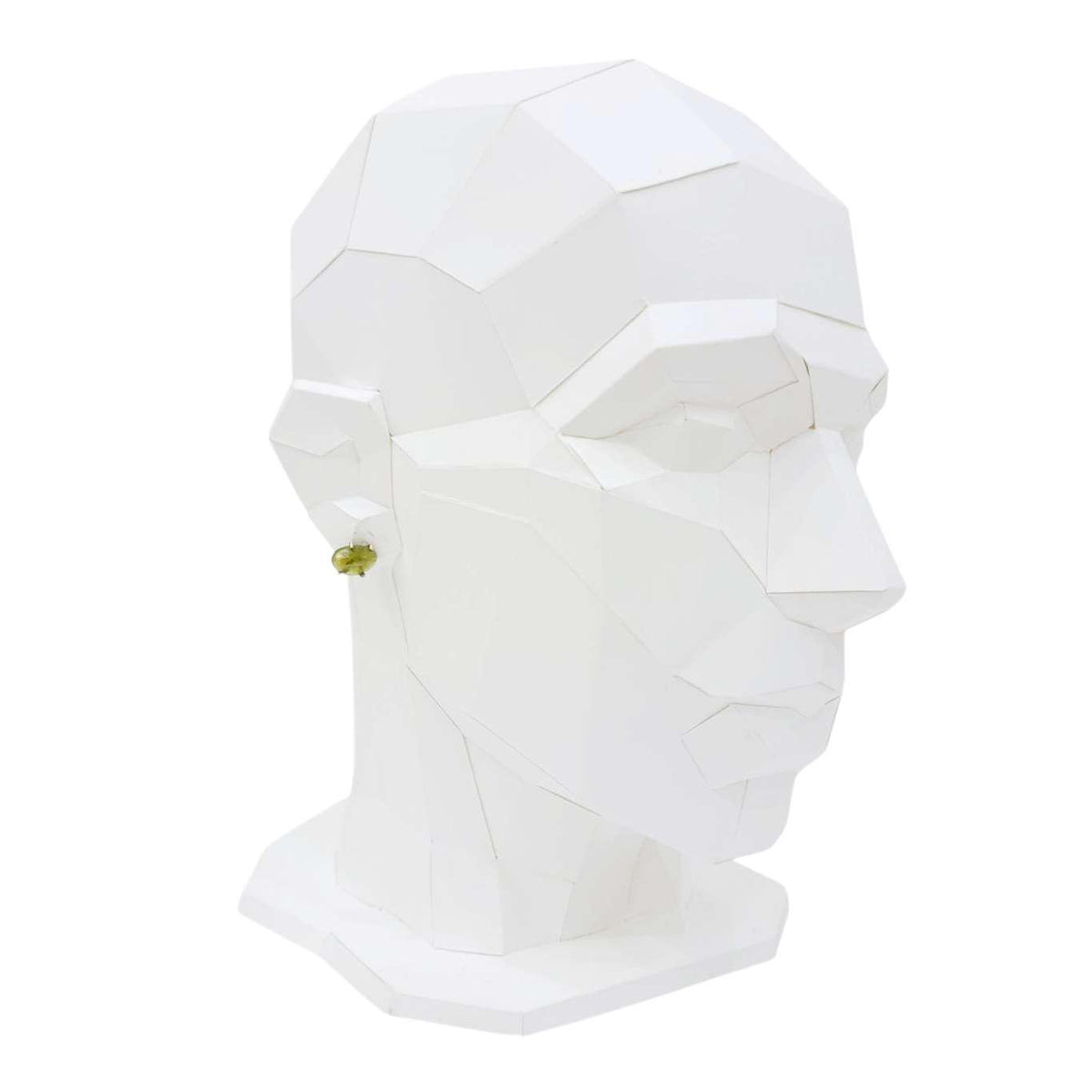 Earrings - Celeste Studs (Vesuvianite) by Three Flames Silverworks