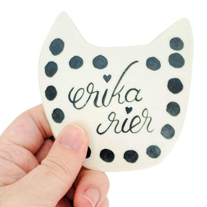 Ring Dish - Little Tiger (Blue) by Erika Rier