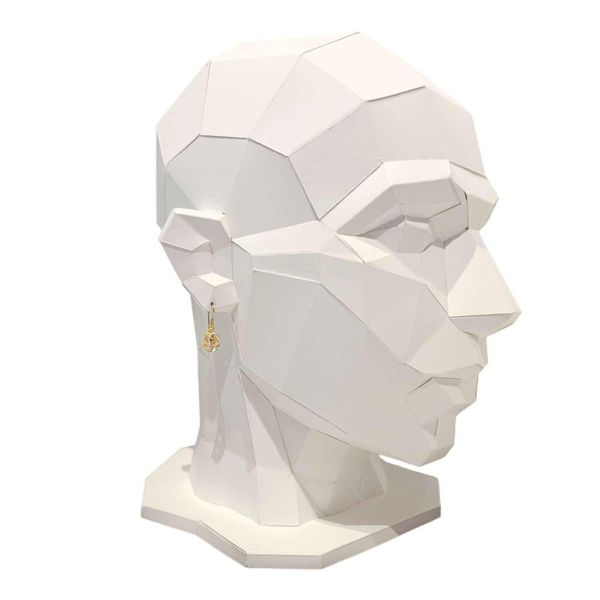 Earrings - Classic Herkimer Drops in Yellow Gold Vermeil by Storica Studio