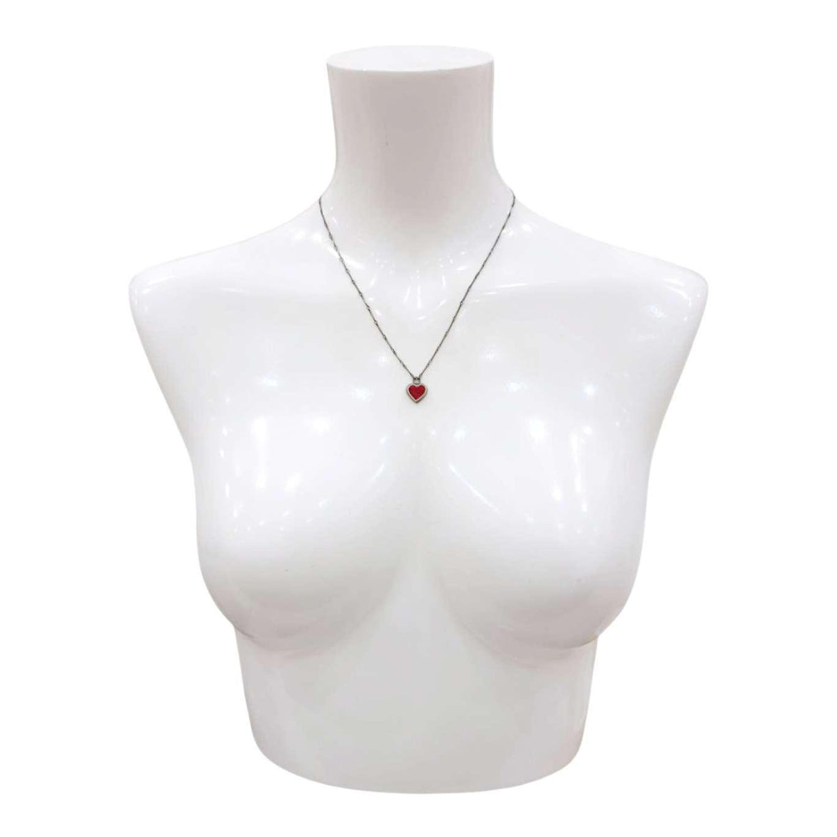 Necklace - Heart (Cranberry Red) by Michele A. Friedman