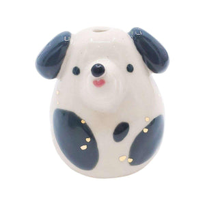 Figurine - Petite Pup Bud Vase (Assorted) by The Pottery Parade