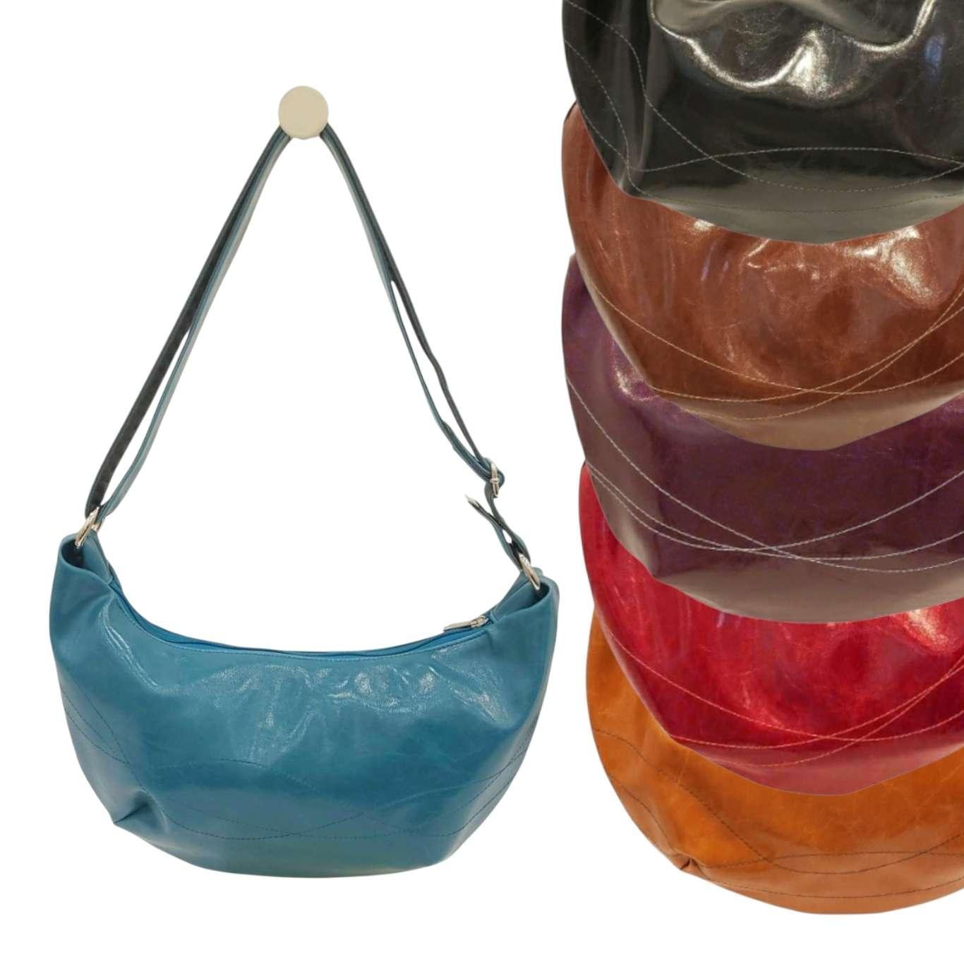 Bag - Foxtrot Medium Slouchy Crescent (Assorted Colors) by Crystalyn Kae