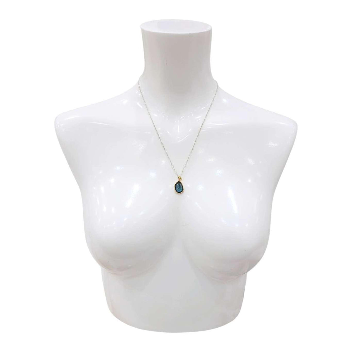 Necklace - Theia (London Blue Topaz, 14k Gold, Sterling Silver) by Corey Egan