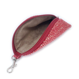 Accessory - Accelerated Red - Clip On Padded Eyeglass Case by Crystalyn Kae