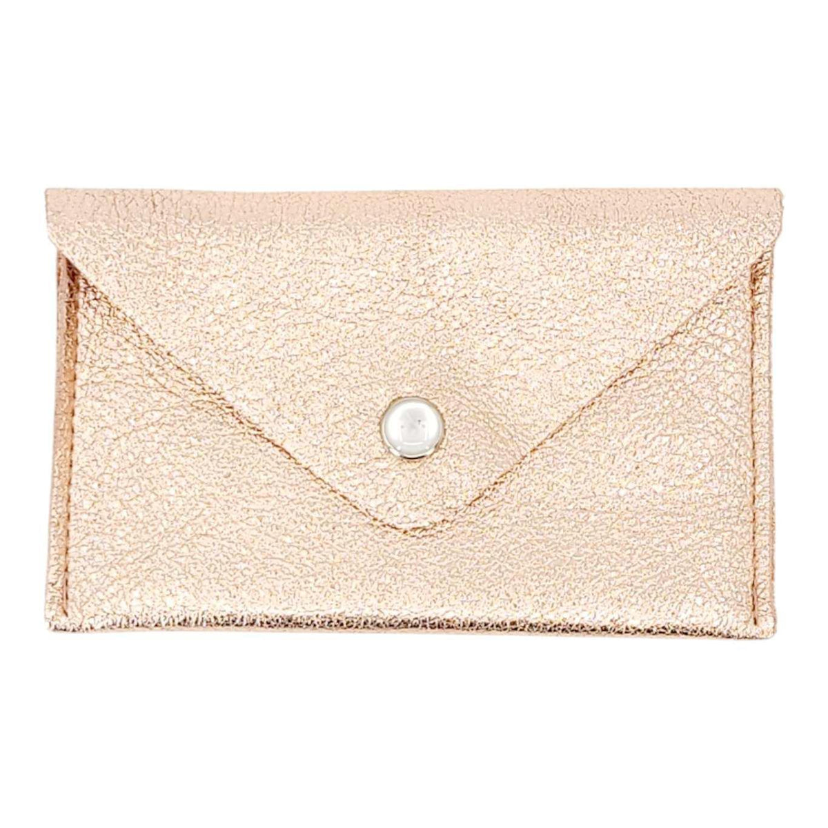 Wallet - Snap Card Case in Reclaimed Leather (Assorted Colors) by Crystalyn Kae