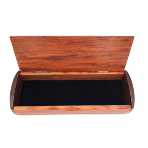 Jewelry Box - Medium Long Treasure Chest in Bubinga and Wenge by Mikutowski Woodworking