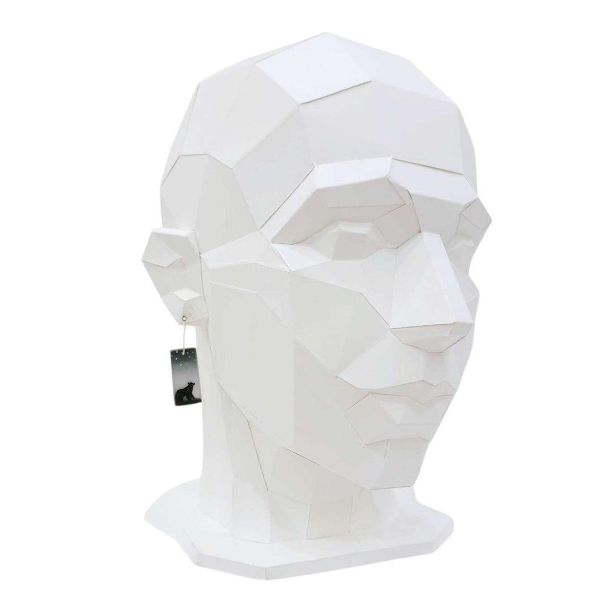 Earrings - Bear and Golden Moon Drops by Fernworks