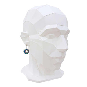 Earrings - Donut Simple Drops (Cool) by Michele A. Friedman