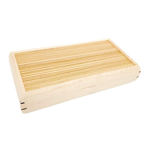 Jewelry Box - Large - Small Valet (Curly Maple, Wenge, Zebrawood) by Mikutowski Woodworking